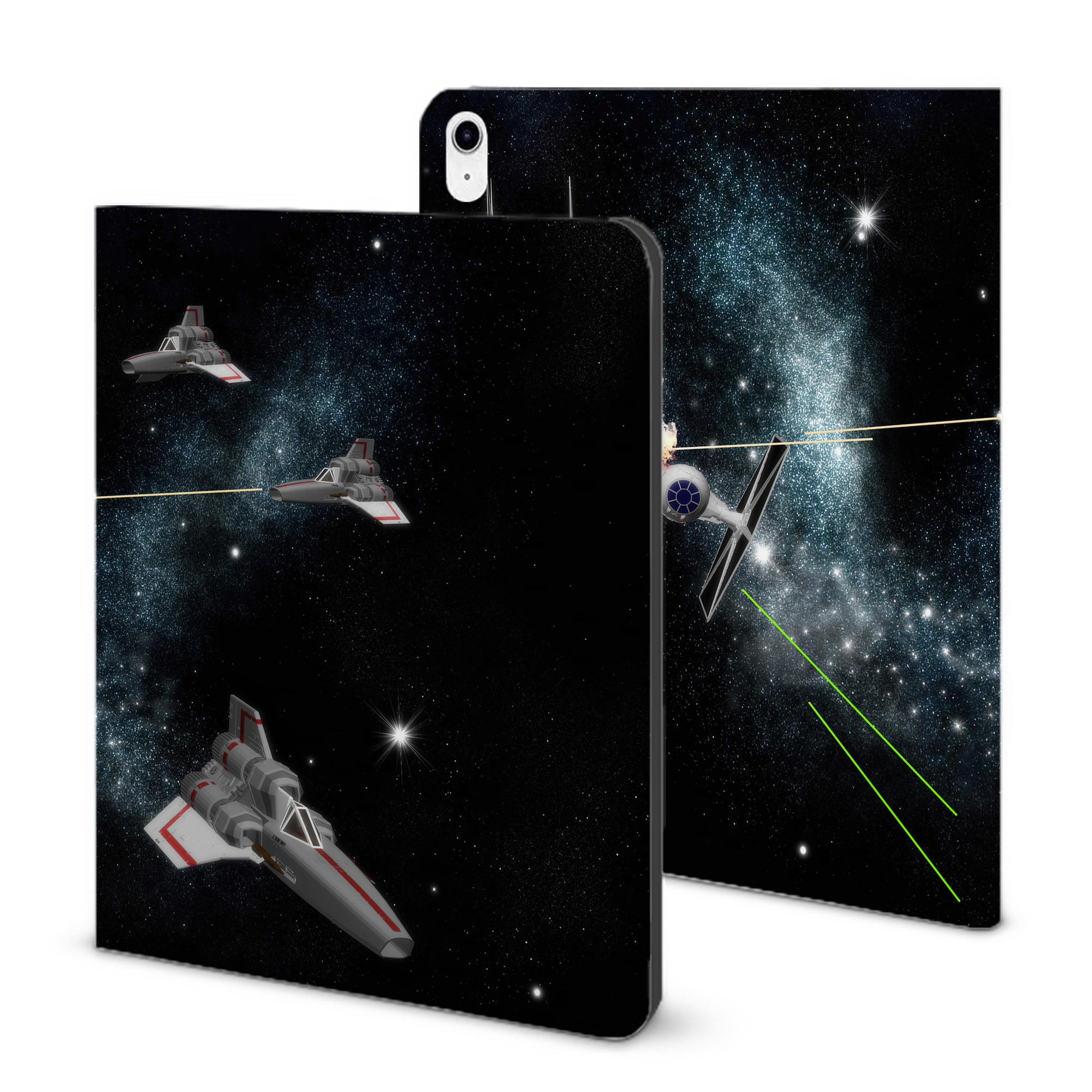 （画像用） スター・ウォーズ Star Wars IPad ケース ブック型 PUレザー TPU 耐衝撃 軽量 薄型 ペン収納なし 全面保護 IPad 各モデル対応